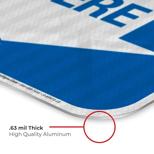 Miniatura 6 de Deposit Recyclables Here With Downward Arrow Sign, 12x18 Inches, 3M EGP Reflective .063 Aluminum, Fade Resistant, Made in USA by Sigo Signs