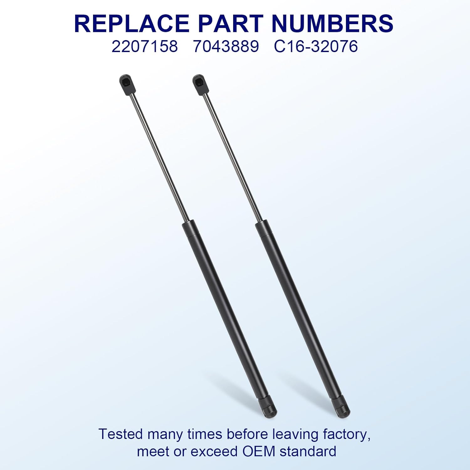 ZNB 2PCS 7043889 Front Window Lift Support Windshield Gas Shock Strut Compatible with Polaris Ranger 2013-2025, Replace 2207158, C16-32076