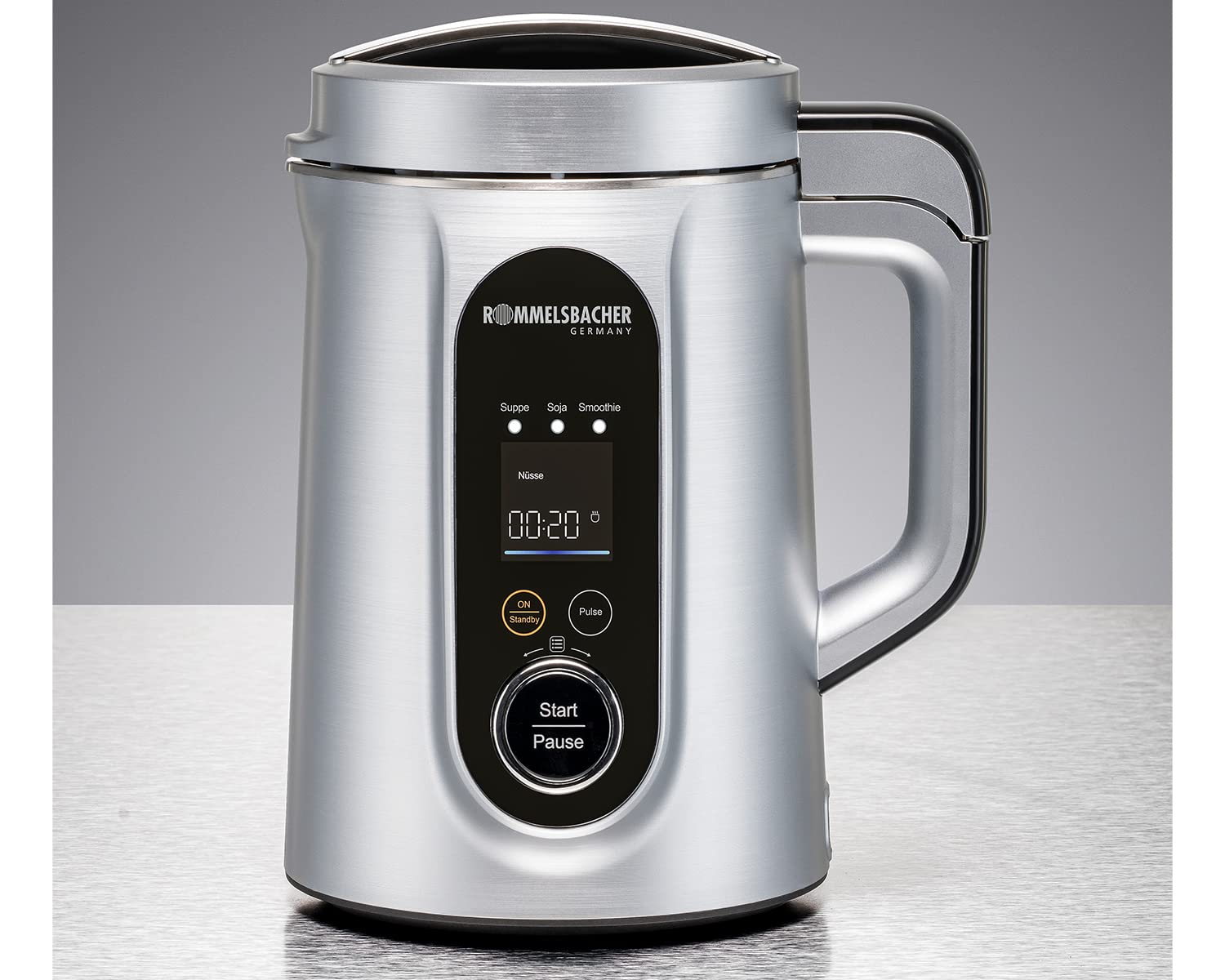 ROMMELSBACHER SVD 1400 Veggie Drink & soupes Cuisine, hacher, purée, 9 programmes, acier inoxydable, 1,3 l