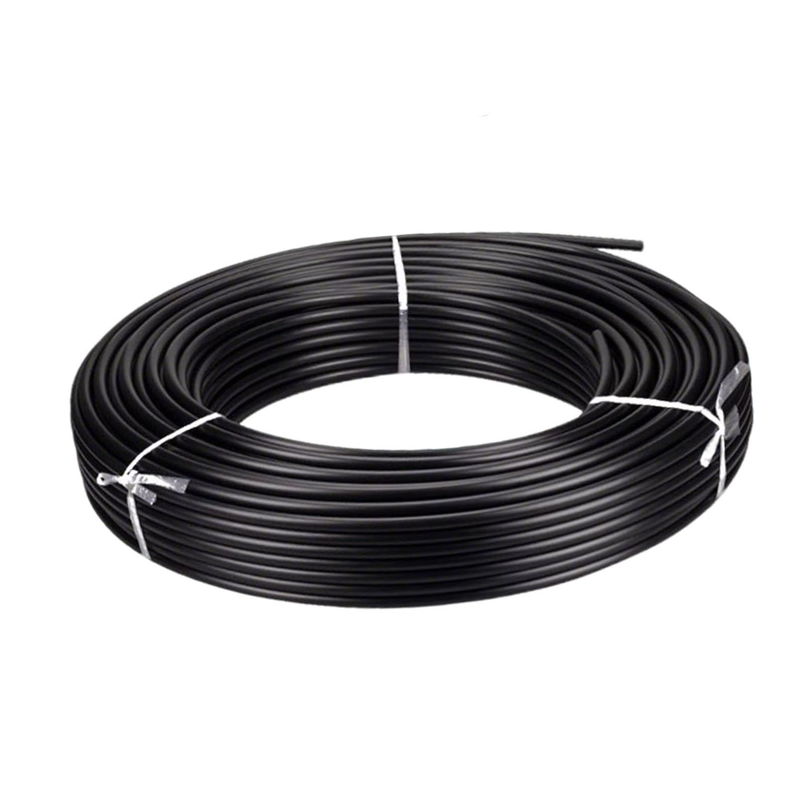 Tuyau de Micro-Irrigation, Tube d'irrigation Micro Noir 8 mm OD 5 mm ID PE Plusieurs Longueurs 5-100 m 16-328 Pieds(100m(328ft))