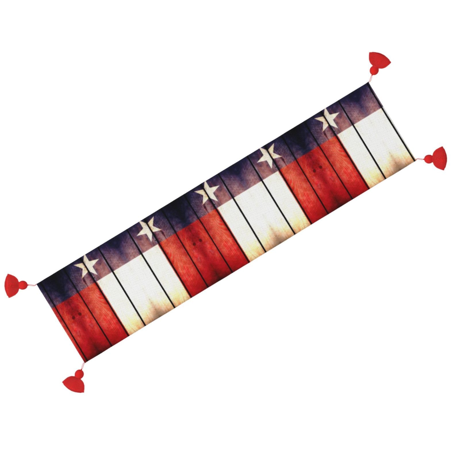Chemin De Table De Noël Avec Drapeau Du Canada - Décoration De Noël élégante Et Généreuse (rouge/vert/kaki, 35,6 X 152,4 Cm