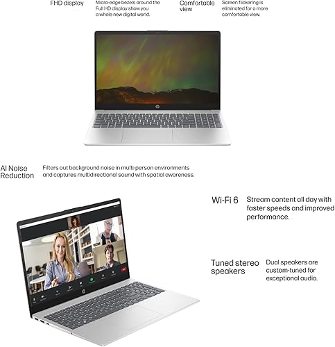 Miniatura 7 de HP Ultrabook Laptop FHD de 15.6 pulgadas para negocios y académicos, potente Intel Core i7-1255U hasta 4.7 GHz, 24 GB de RAM, almacenamiento de 1 TB