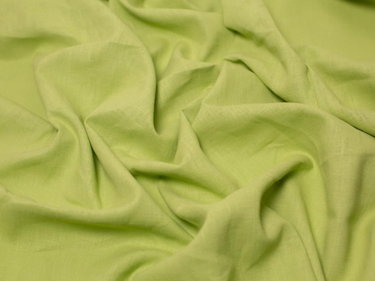 lime green linen dress THE LINEN DRESS main image 1