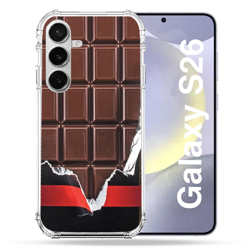 Coque Samsung S26 renforcée anti-chute motif chocolat 3D - 4