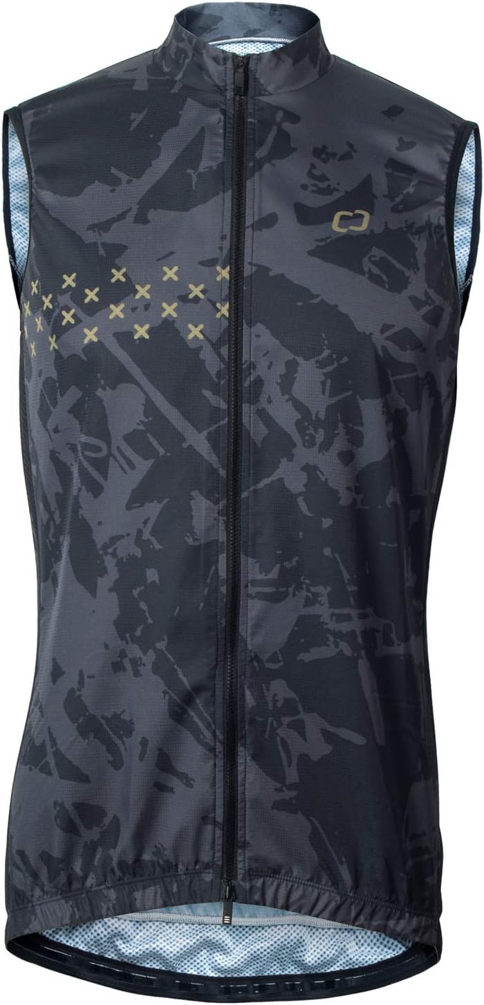 CATENA Men's Windbreaker Vest Windproof Sleeveless Jacket Visibility Safety Gilet Super-Light Coat Active