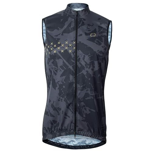 CATENA Men's Windbreaker Vest Windproof Sleeveless Jacket Visibility Safety Gilet