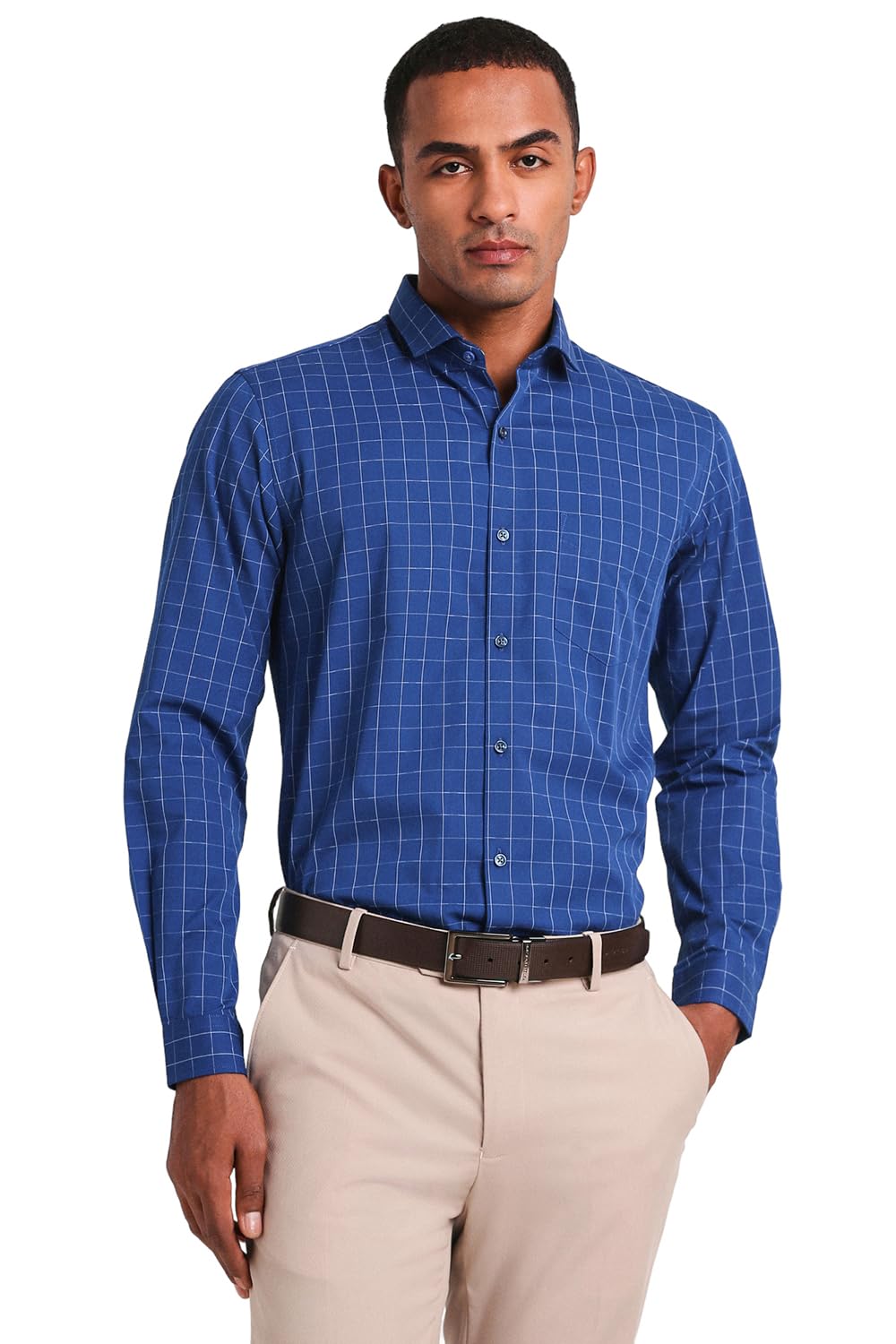 Peter England Men's Regular Fit Shirt