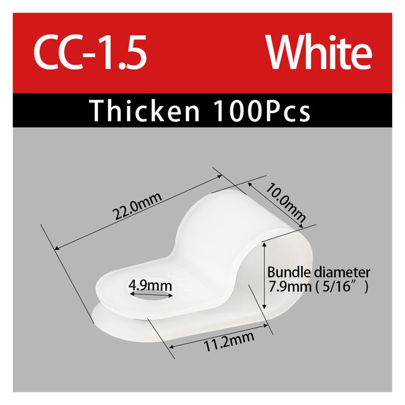 Clips For Cables, Compatibles Con Universal