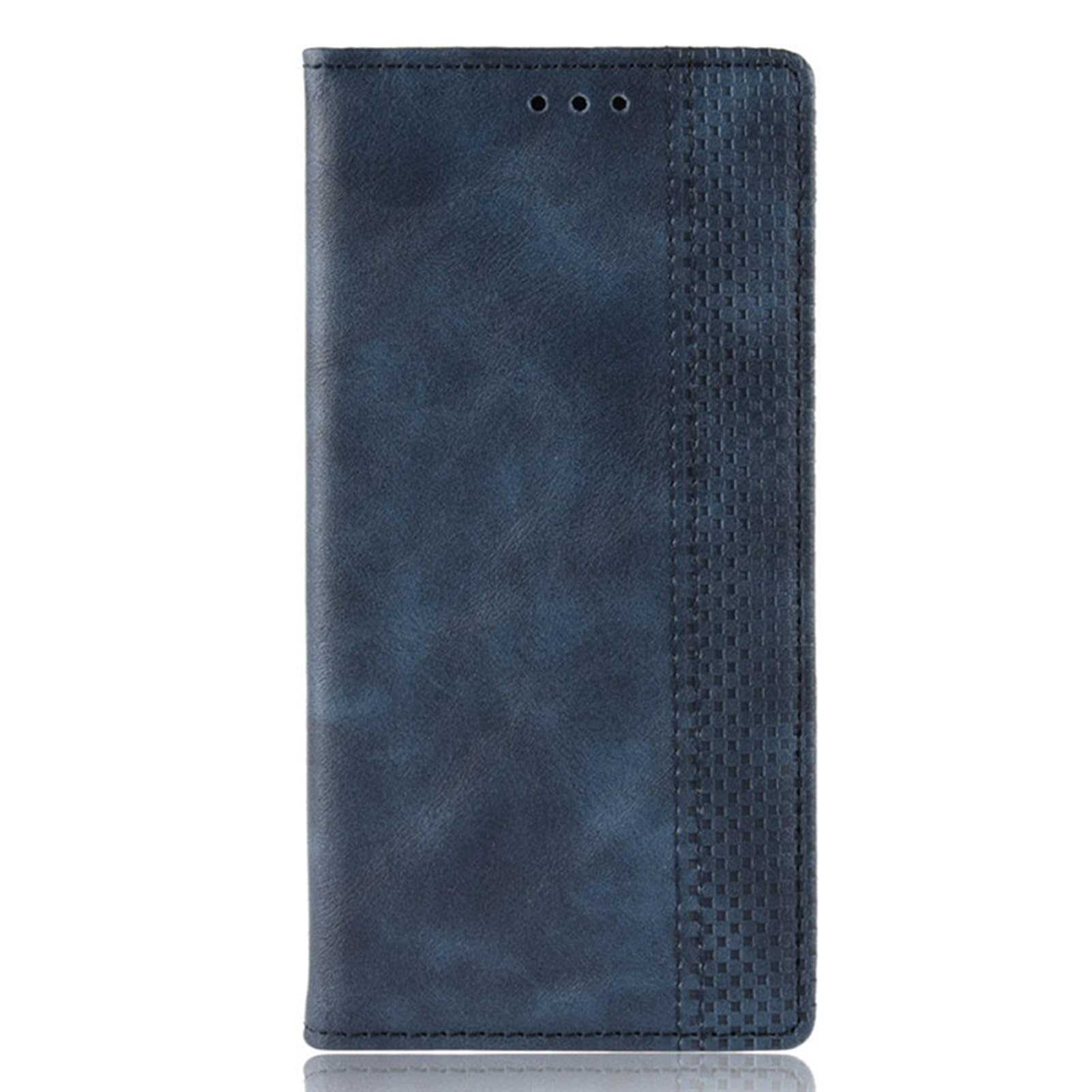 Etui portfelowe na Oppo Find N5, etui z klapką folio magnetyczne zamknięcie skórzane matowe etui na karty miękka krawędź powłoka odporna na wstrząsy, niebieski, Find N5