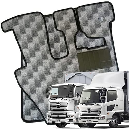 サムロマット 車種別 No,81 フロアマット 大型車・4トン標準車 日野 '17プロフィア・ '17レンジャー (助手席セット レッド)