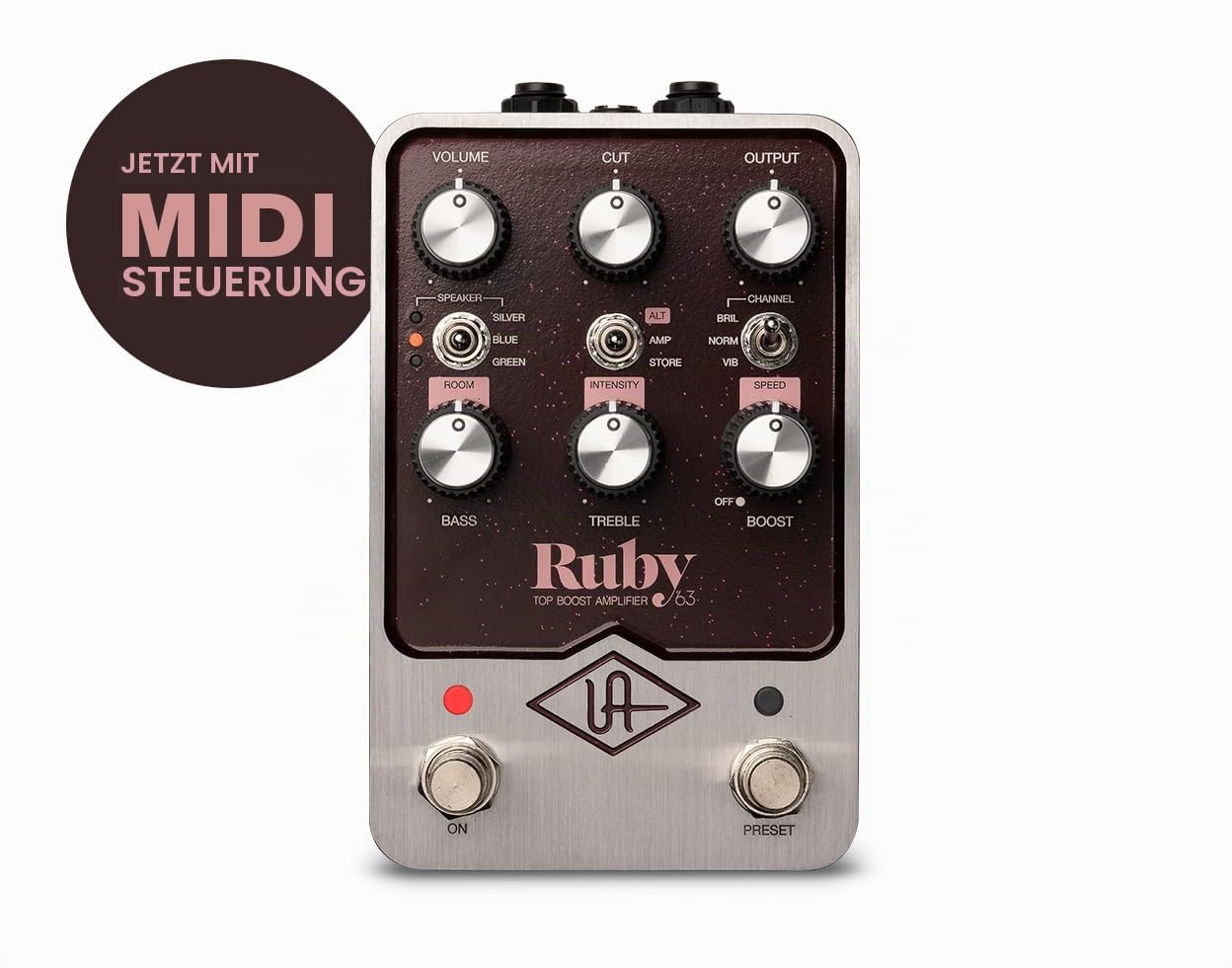 Universal Audio UAFX Ruby '63 Top Boost Amplifier