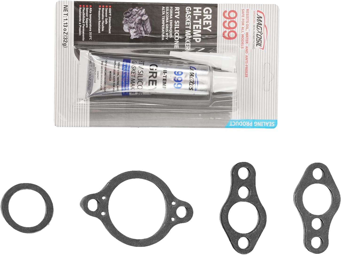 KAC Engine Cylinder Head Gasket Set for 27-75611A03 5.0L Mercruiser Penta Engine Gasket Kit