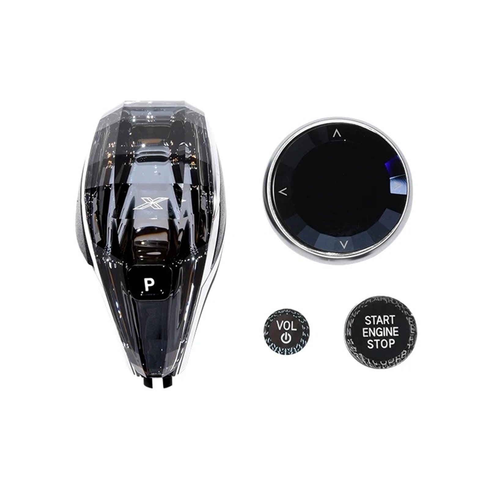Palanca Velocidad Coche Para BMW Serie 3 Para X3 Para X4 Para X5 Para X6 F44 G20 G05 G06 G01 G02 G08 Juego De 4 Palancas Cambios Automáticas Cristal(For G05 G06 G07)