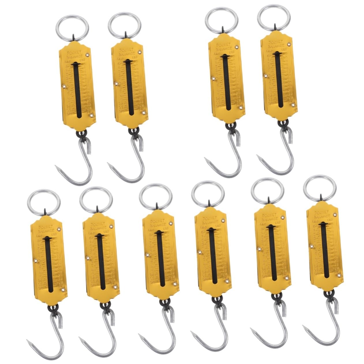 Milisten 5 Set Bilancia Portatile Con Gancio Per Valigie E Facile Usare Batteria 2 * 5