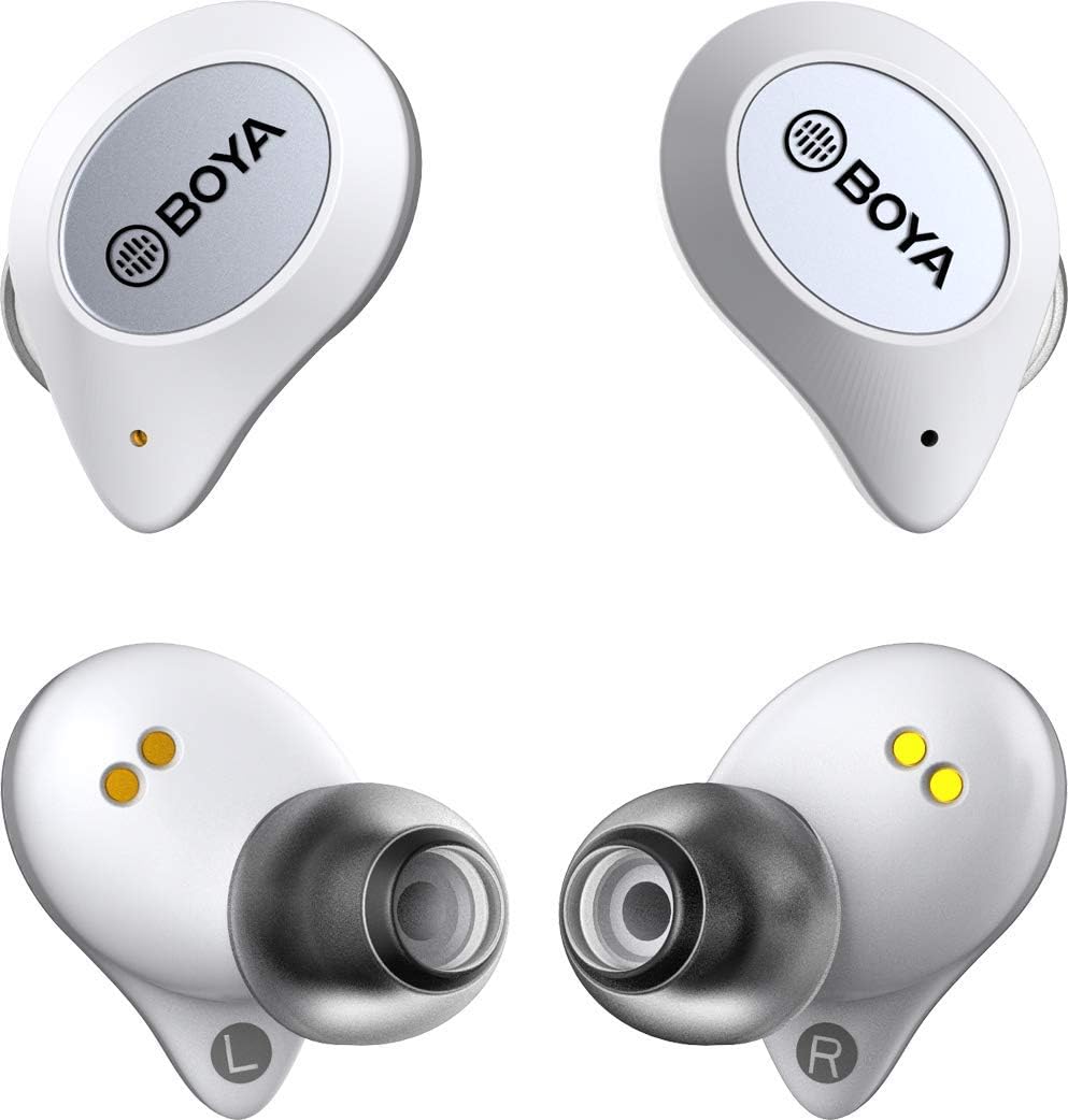 Boya True Wireless in-Ear Earbuds (White)