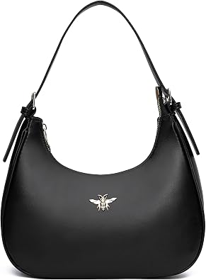 CROJUYI Small Crescent Shoulder Bags Purses for Women Retro Classic Clutch Hobo Tote Purse and Handbag Cute Crossbody Bags