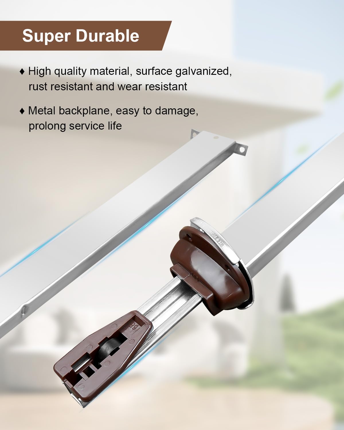 Drawer Metal Track and Rails Kit Fits for Kenlin Rite-Trak II, Replacement Drawer  Track Slide Kit for Dresser Nightstand Cabinet Kitchen Drawer Slides, 2  Pack - Amazon.com