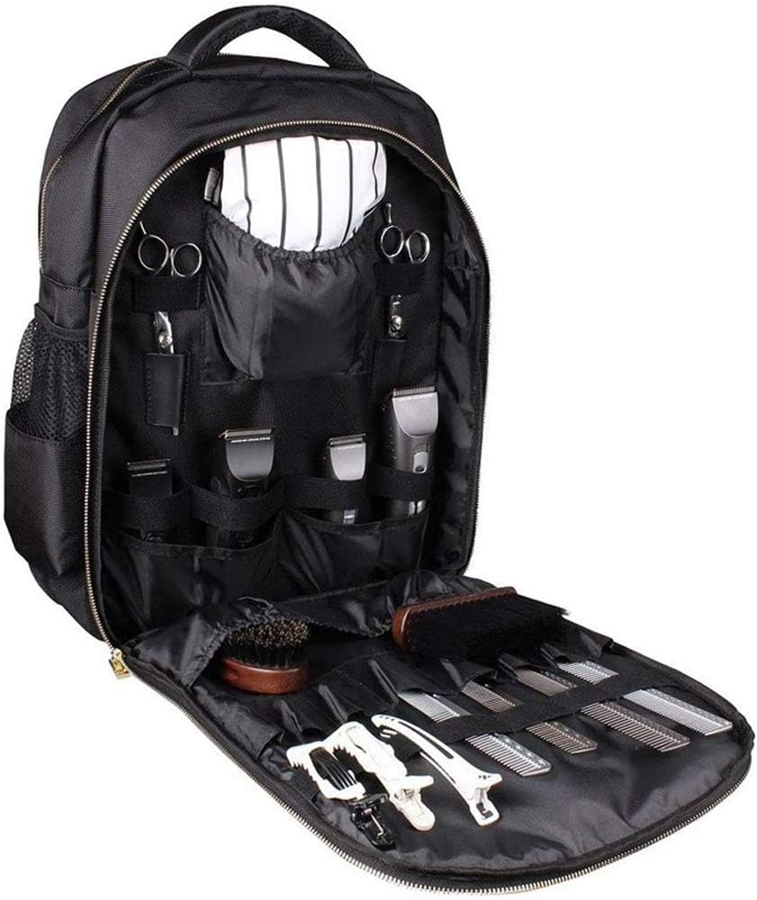 MAXPAND Portable Backpack Bag for Barbers Hairdressings Backpacks for Clippers and Supplies Barbers Organizer with USB Port Hairdresser Tool Bag, XR-2128