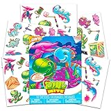 Dinosaur Temporary Tattoos Party Favor Set (Over 50 Temporary Tattoos)