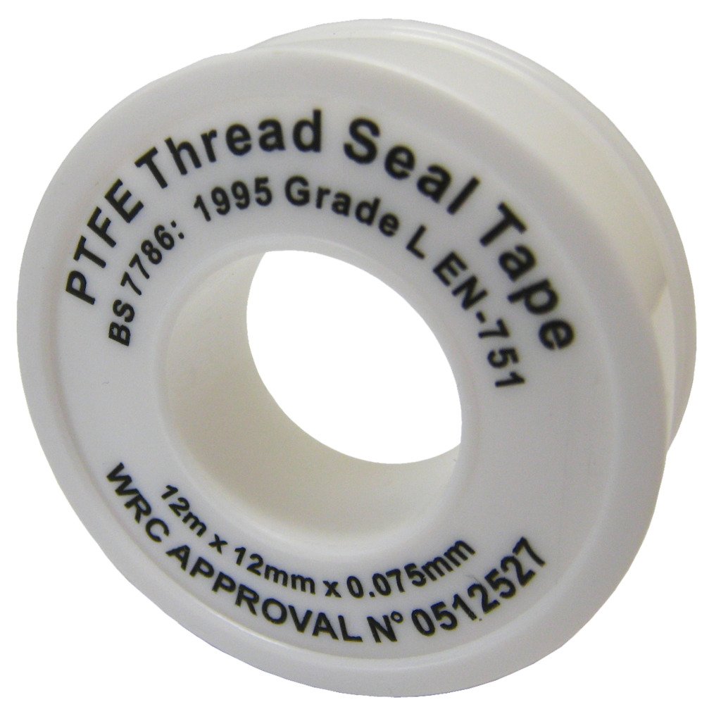 All Trade Direct White 10X Ptfe Thread Seal Tape 12Mx12mm Teflon Plumber Plumbing Joint Water Oil