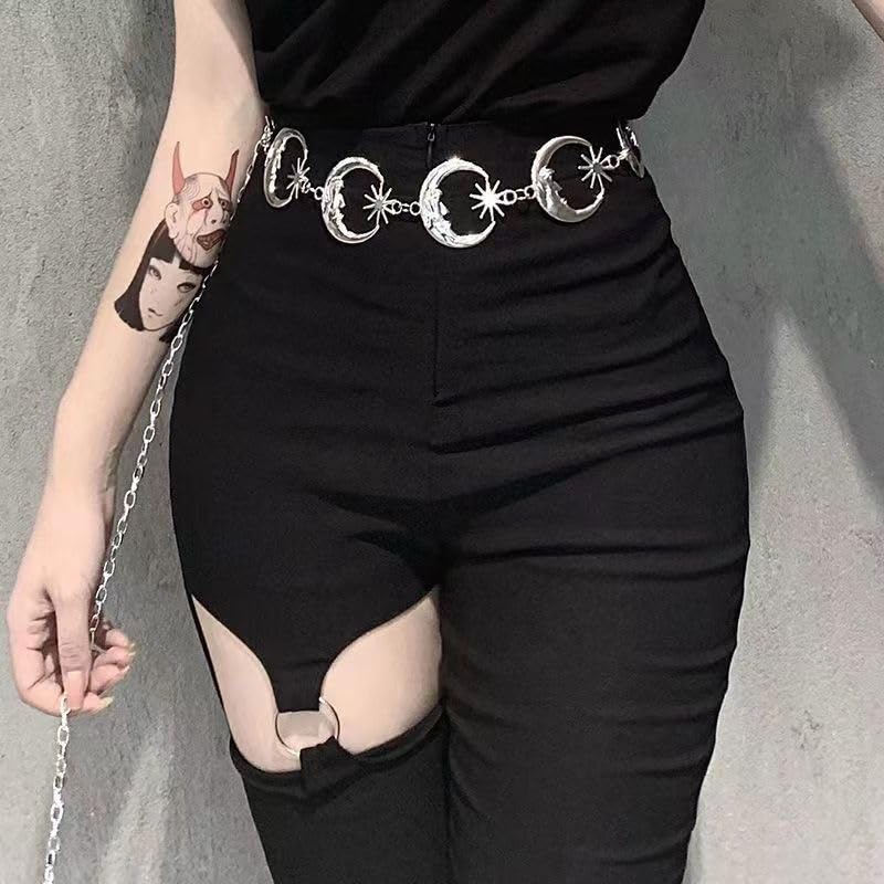 Moon Star Metal Waist Chain Sun Pendant Belly Belt Body Chains Jewelry Accessories for Women4