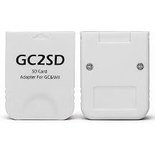 Zopsc for Storage Card Adapter, GC2SD Card Adaptor Card Reader for Consoles, Plug and Play.Black