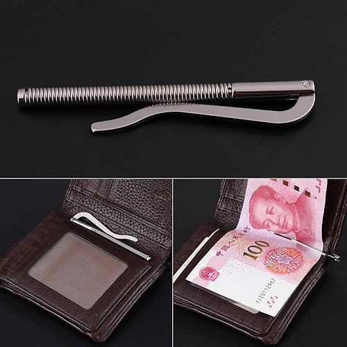 Miniatura 5 de 5 barras de clip para dinero, abrazadera de resorte para efectivo, clip de resorte de dinero, billetera de resorte, barra de clip de dinero,