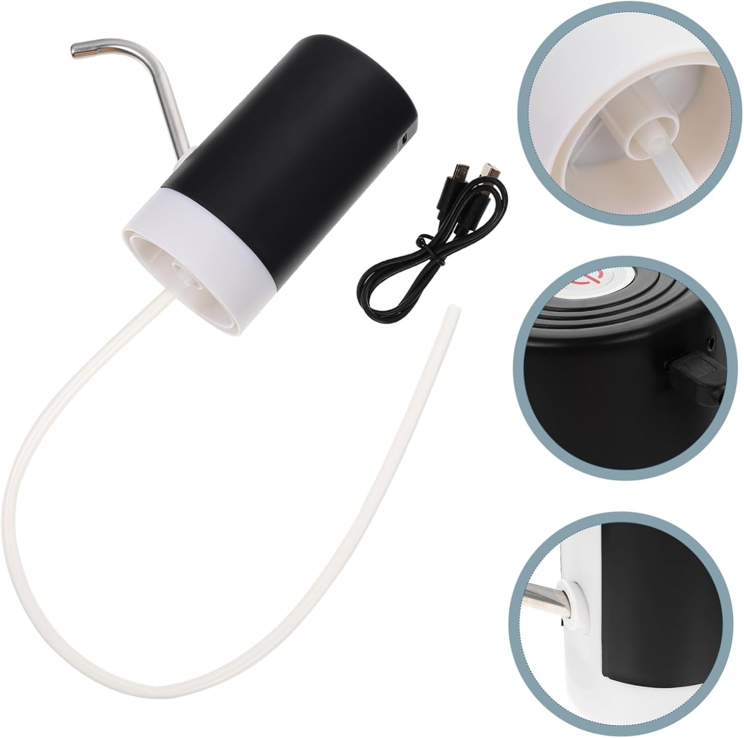 UKCOCO Water Dispenser Pump for Bottles Easy to Install Automatic Water Pump for Home Camping and Office Use Design