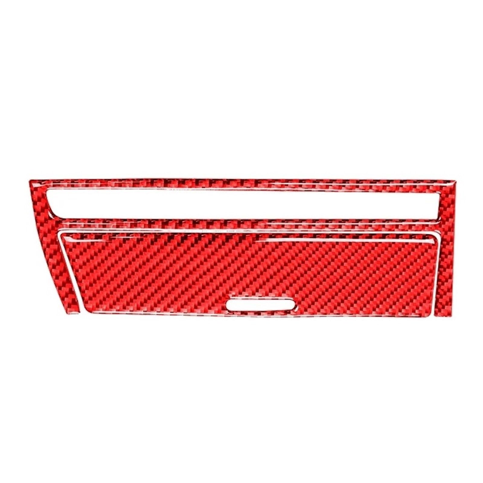 Compatible for BMW 3 Series E46 1999-2004 Accessories Carbon Fiber Interior Car Transmission Shift Cigarette Light Panel Trim Cover Sticker(Red(LHD))