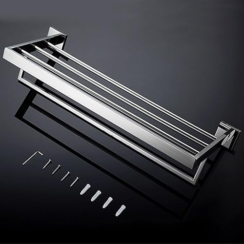 Miniatura 6 de Towel Racks for Bathroom, Towel Rack Wall Mounted with Tower Bars, Stainless Steel Bathroom Shelf, Hand Towel Holder for Bathroom Wall, Bathroom