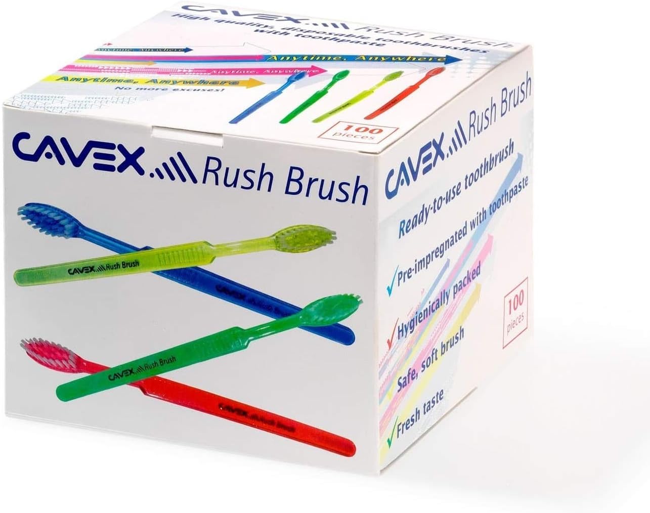 Cavex Rush Brush Toothbrushes 1 Pack of 100