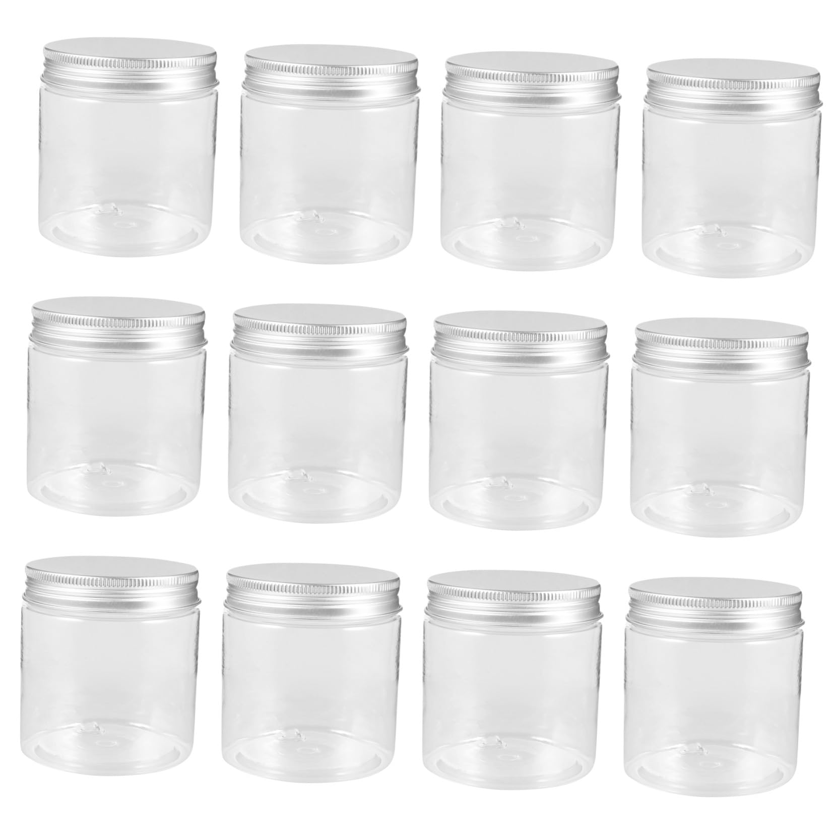 12 Piezas Unidades Botes Plásticos con Tapa Sellada para Almacenamiento de Alimentos Cocina Recipientes Resistentes y Herméticos Snacks y Cereales Organizadores Multiuso