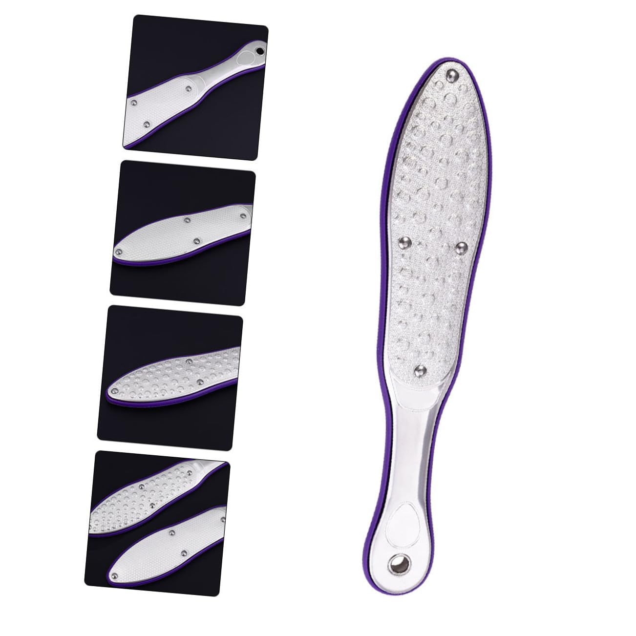 FOMIYES 2stücke Stainless Steel Fußraspel Professionelle Hornhautentferner Für Männer Frauen Und Senioren Waschbar Wiederverwendbar Ergonomisches Design Für Sanfte Fußpflege Und