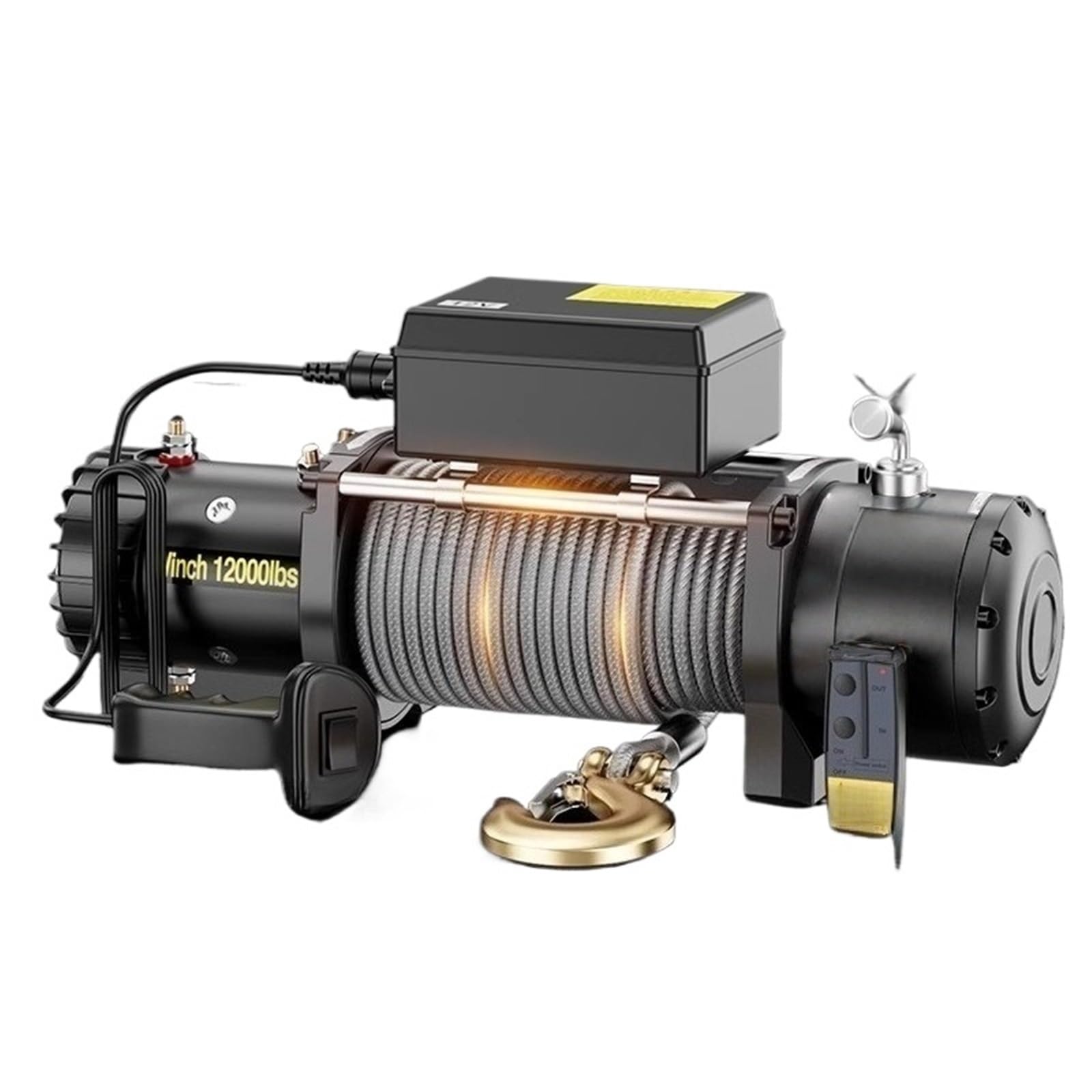 12v24v6m Telecomando Senza Fili Tensione Orizzontale 900-1300kg Veicolo Verricello Elettrico Piccola Gru Auto Paranco Elettrico Telecomandato Verricello