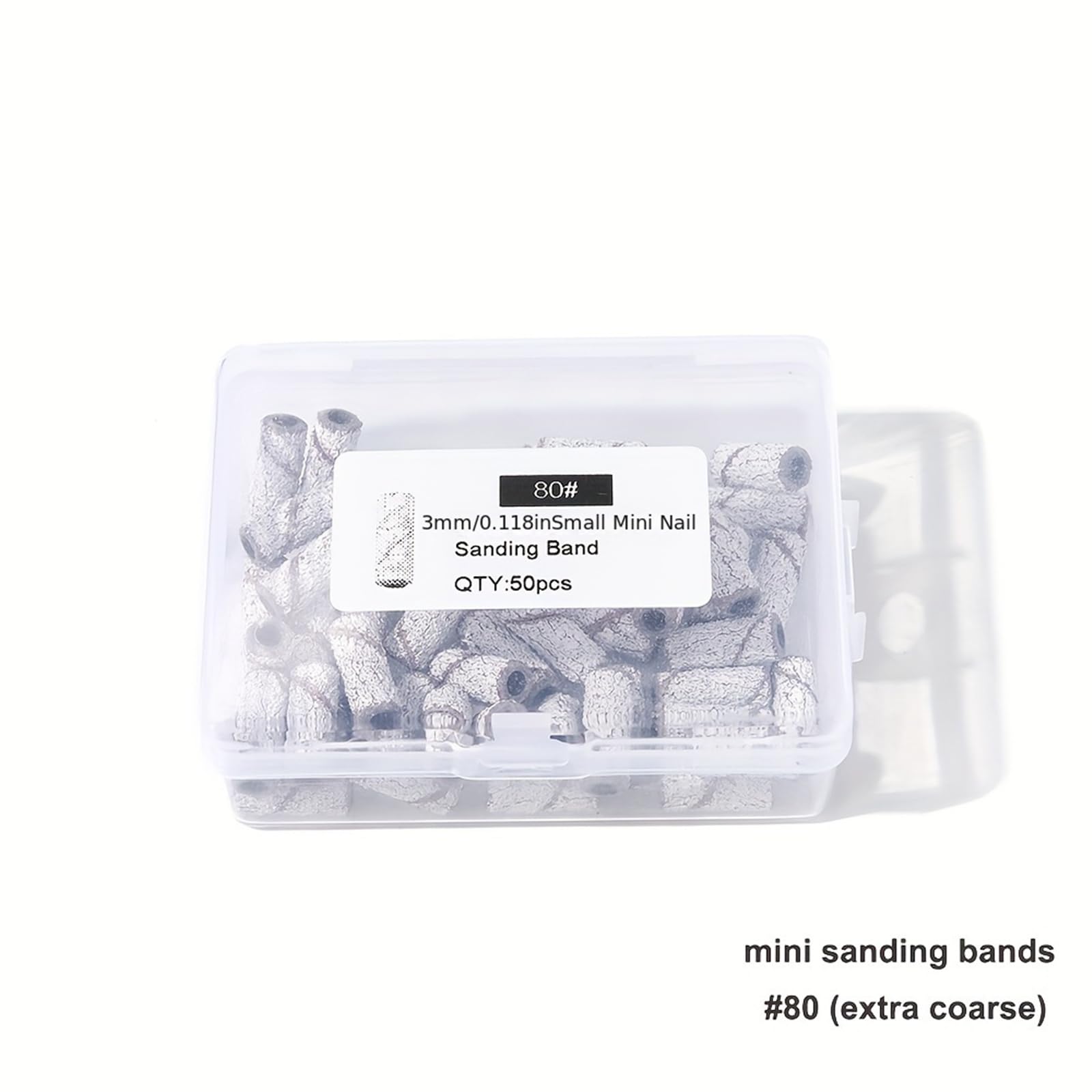 For Nail Art Grit Mini brocas for uñas for manicura y pedicura(180 Grit)