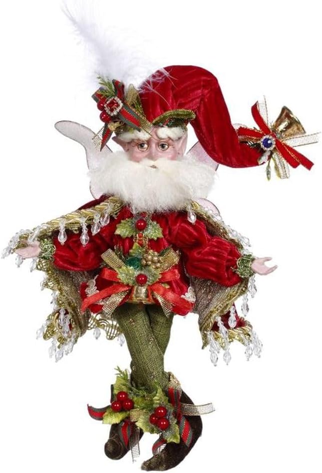 Mark RobertsChristmas 2024 Holly Berry Fairy, Small - 10 Inches, 51-45120