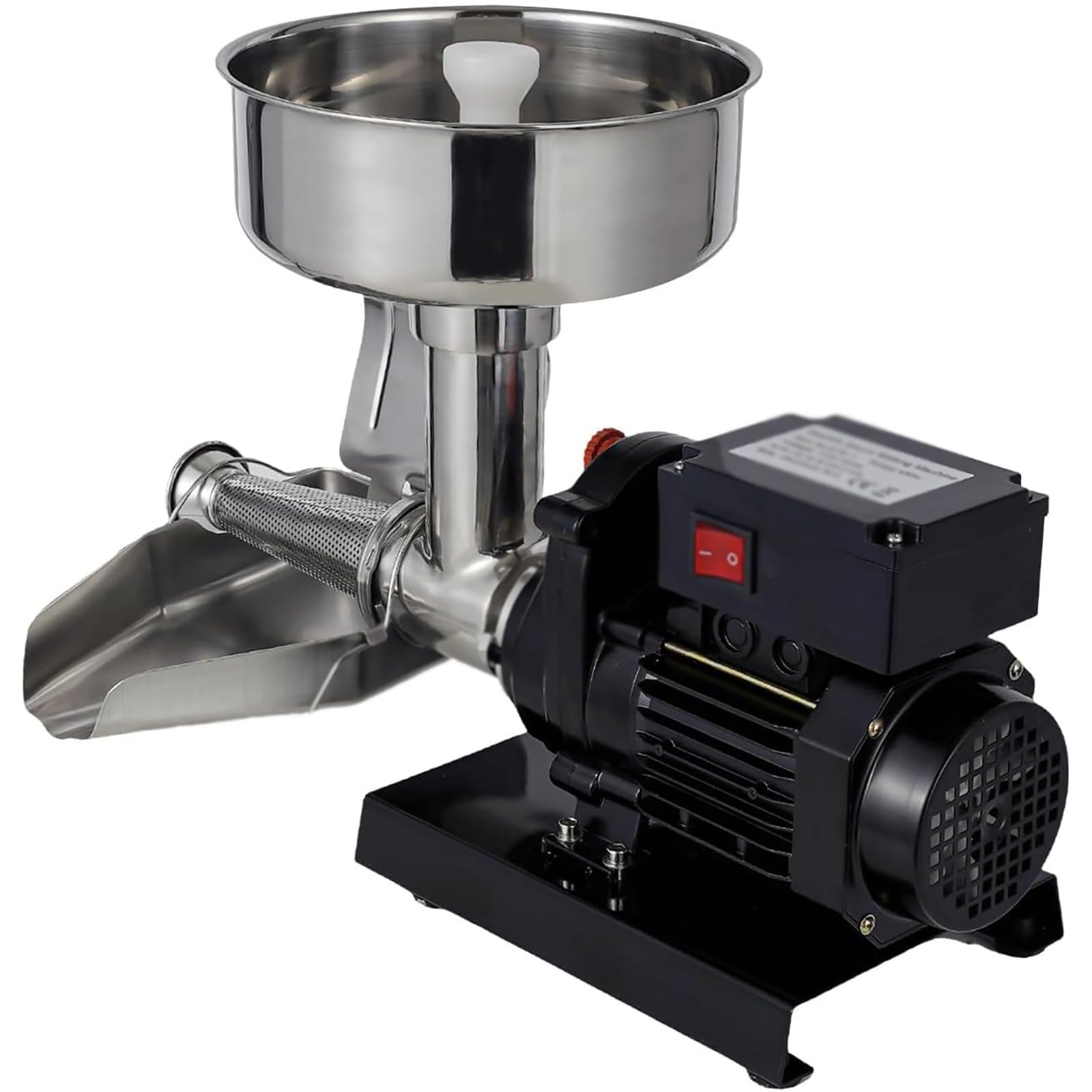 Fraiseuse à tomates 450 W en acier inoxydable pour faciliter la fabrication de confitures – Idéal pour les fraises, les myrtilles et les raisins