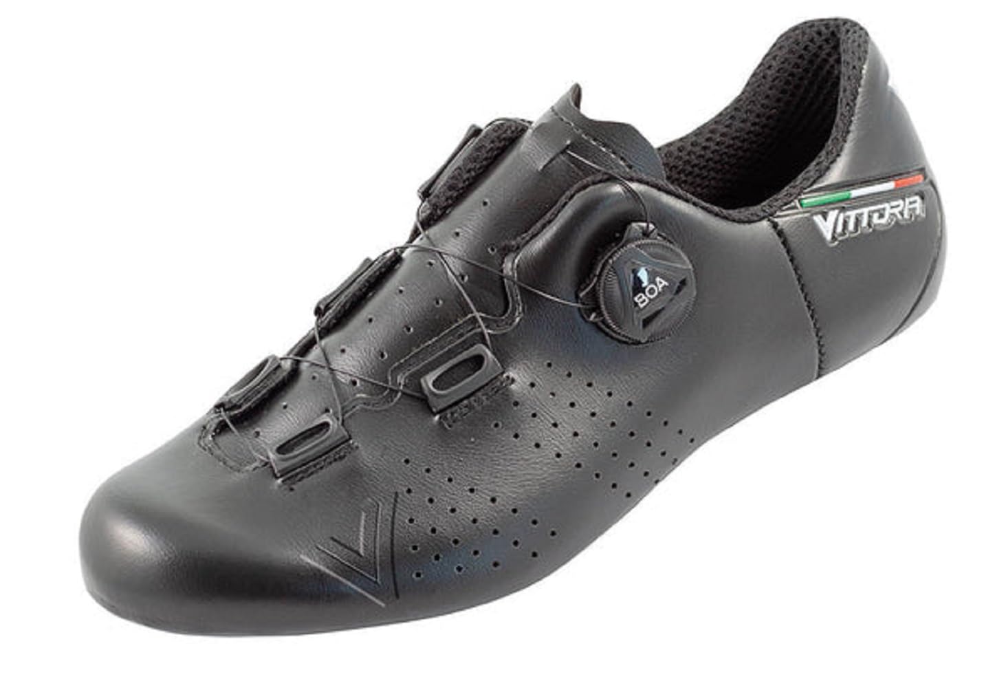 Vittoria Alisè Road Cycling Shoes (Black, EU 42 US 8 ½ UK 8)