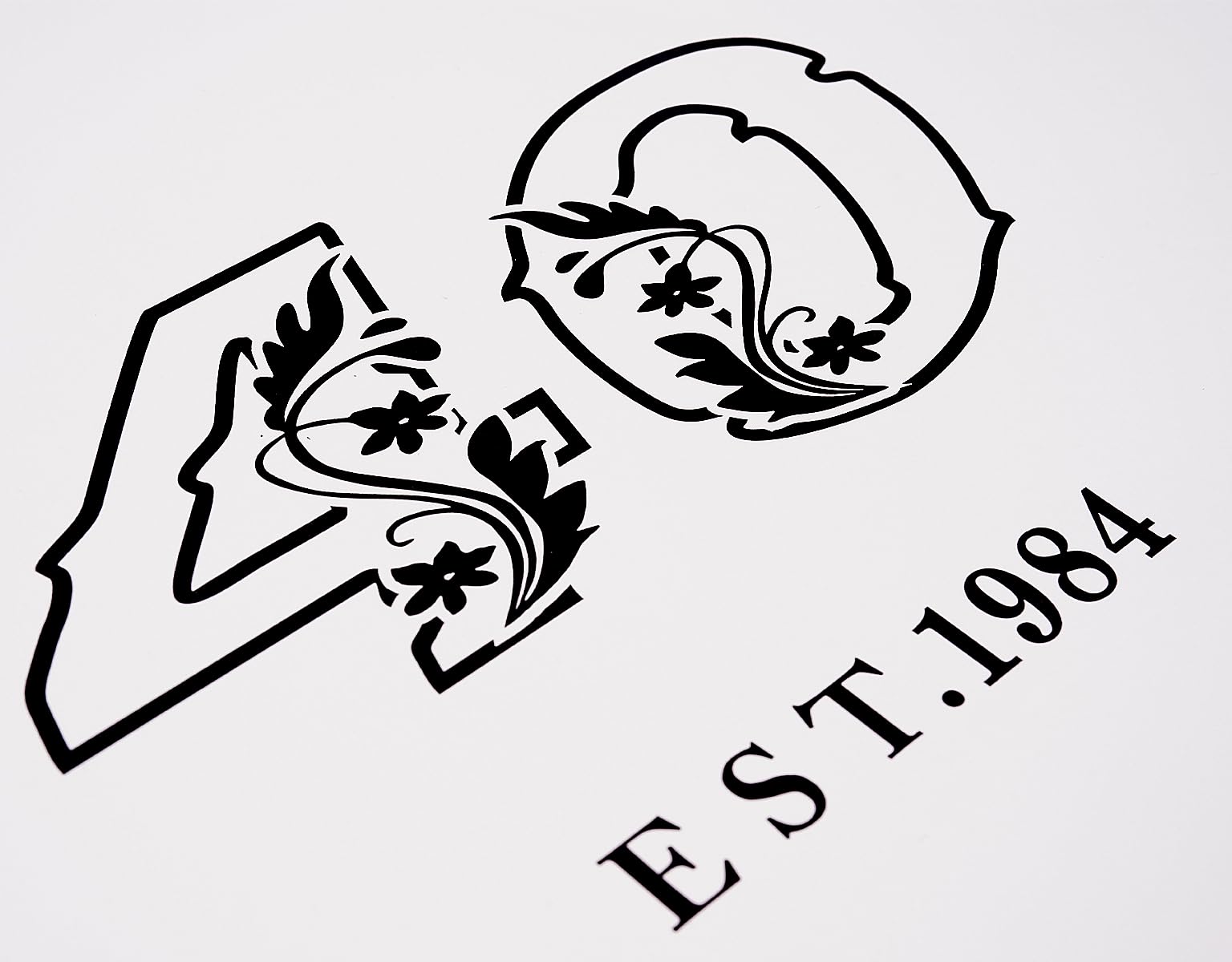 Extra Große Geschenktüte "40" Im Vintage-Stil - 32,6x43,2x14 Cm, Mit Band, Metallic-Druck