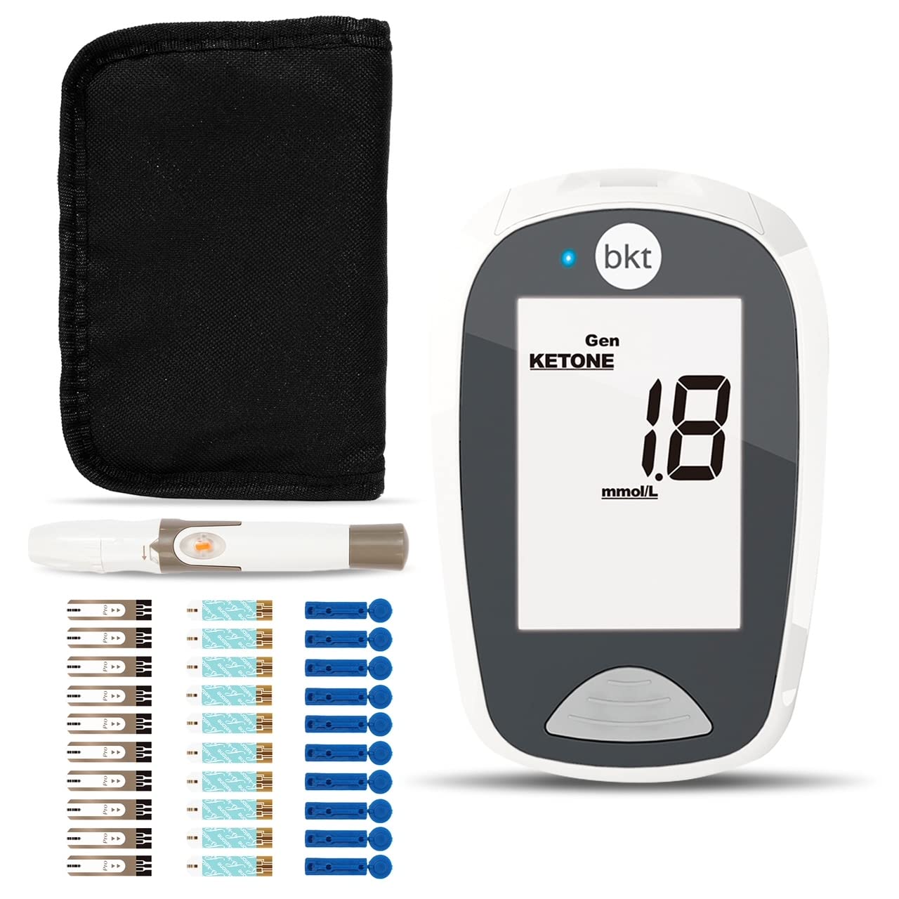 Buy BEST KETONE TEST Dual Blood Ketone and Blood Glucose Test Meter (TD4279) Complete Value