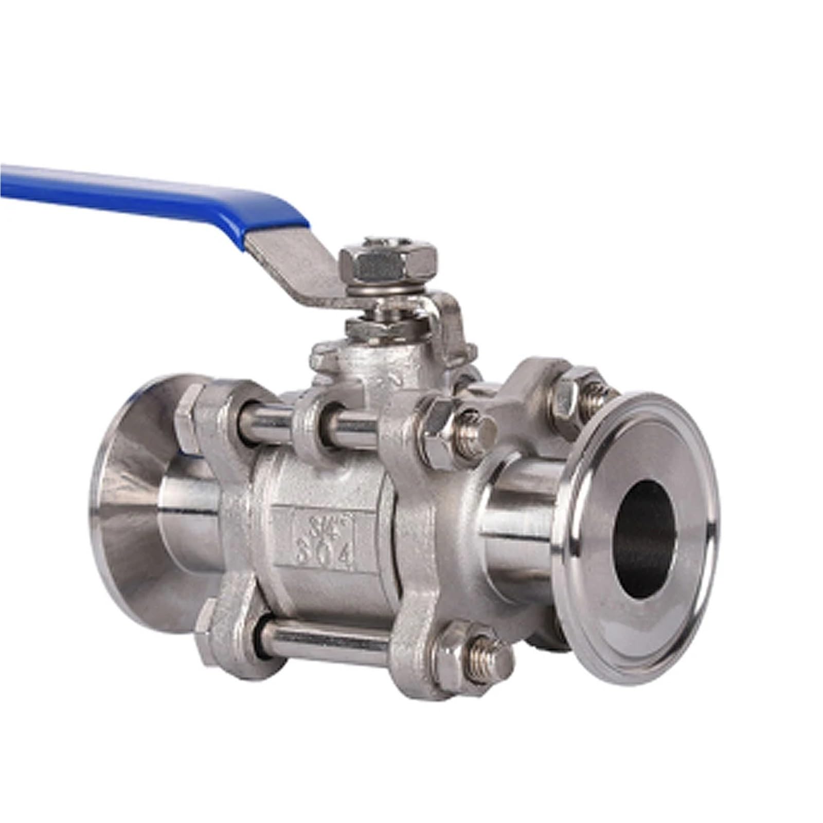 Válvula de bola de acero inoxidable SS304 de 1,5 pulgadas y 3 piezas para elaboración artesanal