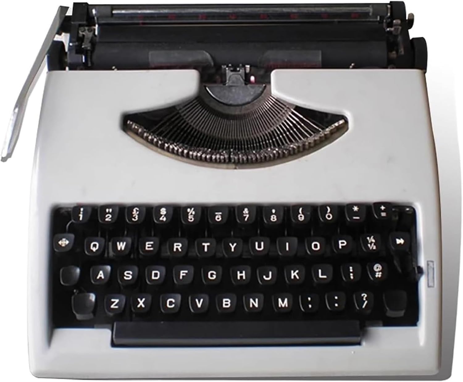 Macchina da scrivere manuale classica vecchio stile con nastro, | Vintage for scrivere lettere e appunti, decorazione portatile for l'home office