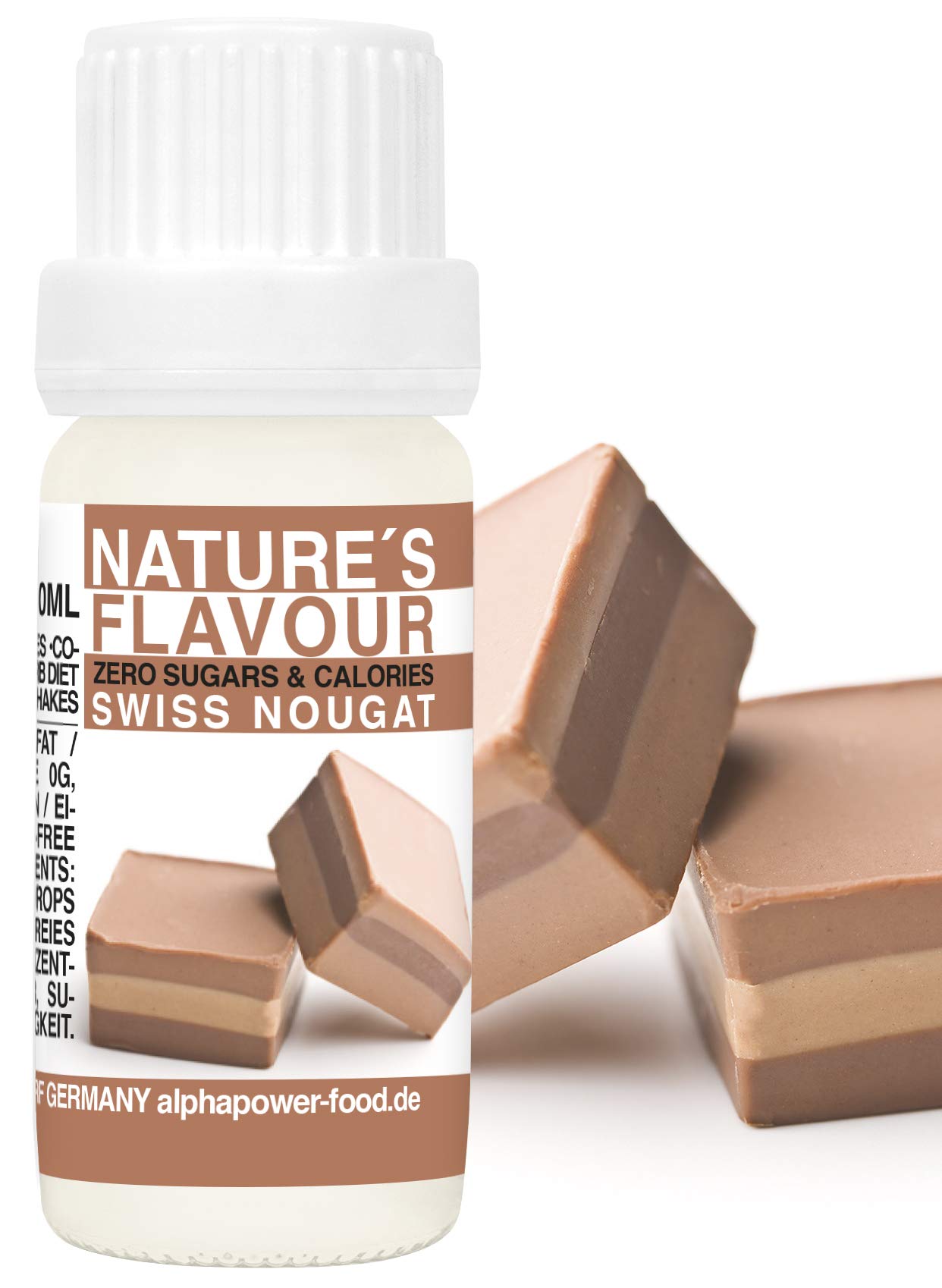 ALPHAPOWER FOOD Arme alimentaire naturel nougat suisse I liquide - gouttes aromatisantes et dulcorant sans sucre, 1x10ml got dlicieux, vegan liquid sweetener Flavour Drops, Flavdrops : Amazon.fr: Epicerie ALPHAPOWER FOOD Arme alimentaire naturel nougat suisse I liquide - gouttes aromatisantes et dulcorant sans sucre, 1x10ml got dlicieux, vegan liquid sweetener Flavour Drops, Flavdrops : Amazon.fr: Epicerie