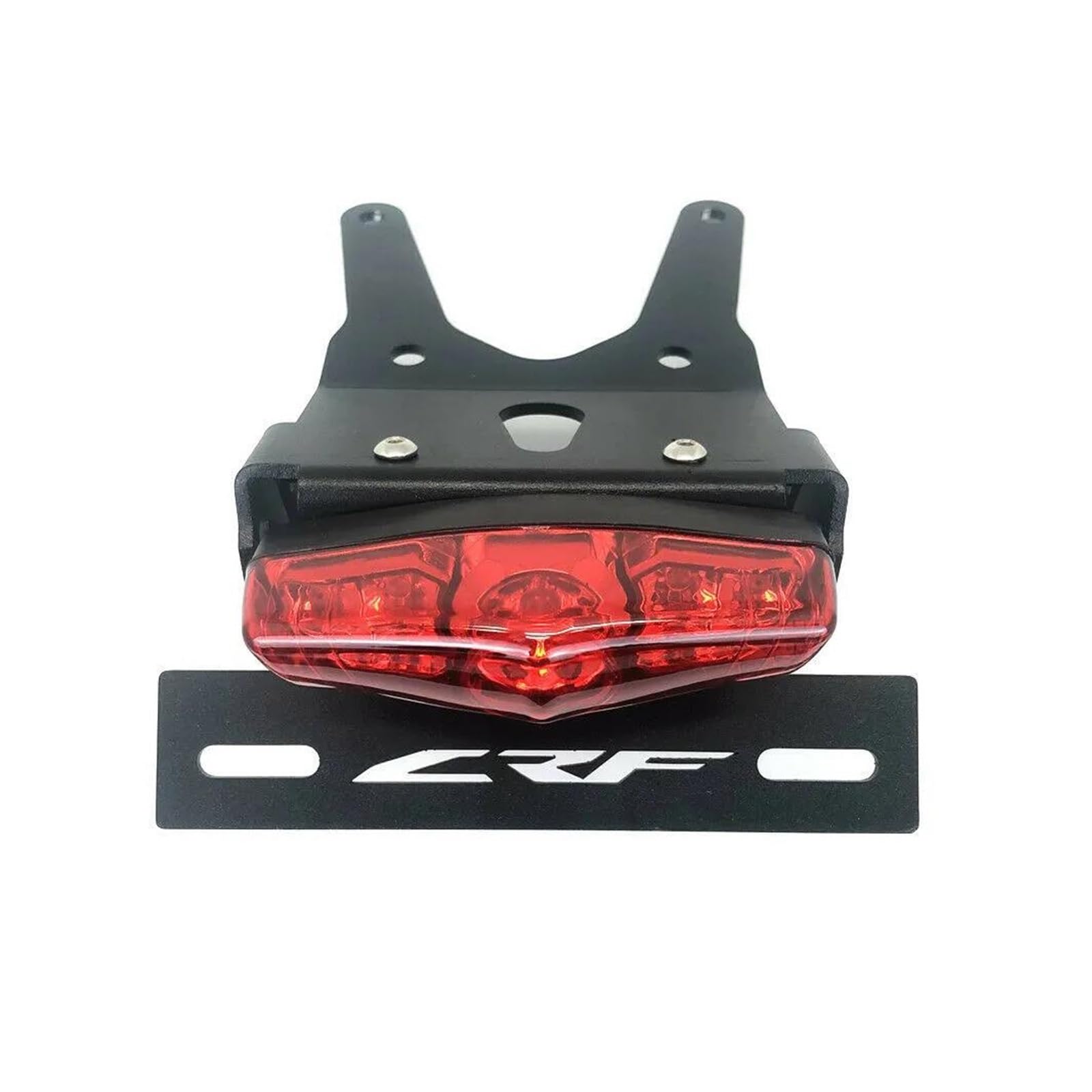 Accessoires de moto premium : support de plaque CRF250L rouge avec LED