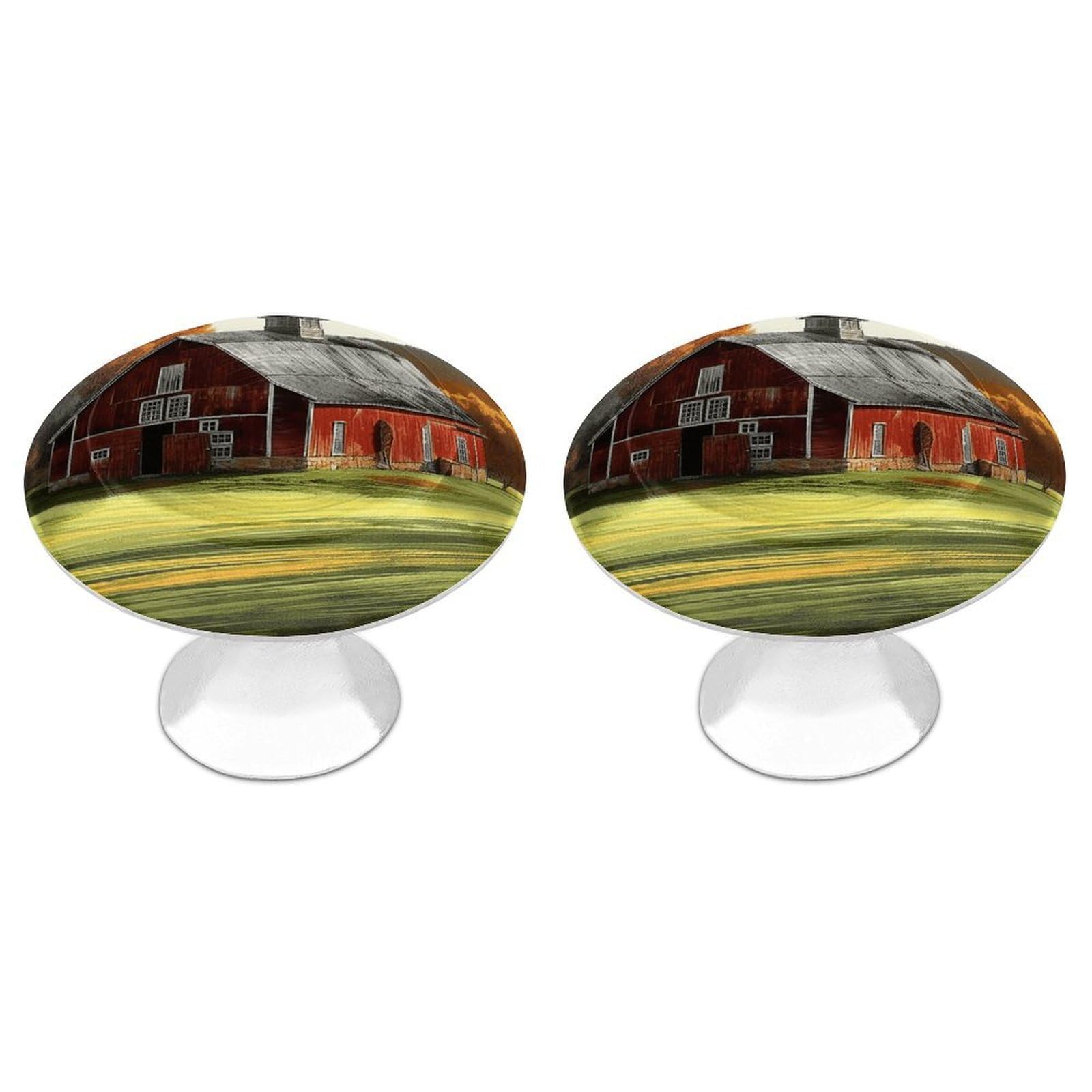 Vstadank Style Barn Cabinet Knobs Round Wardrobe Pulls Simple Drawer Handles With Screw Aluminum Alloy Closet Door Pull Modern Cabinet Hardware For Dresser Drawers 2 Pack
