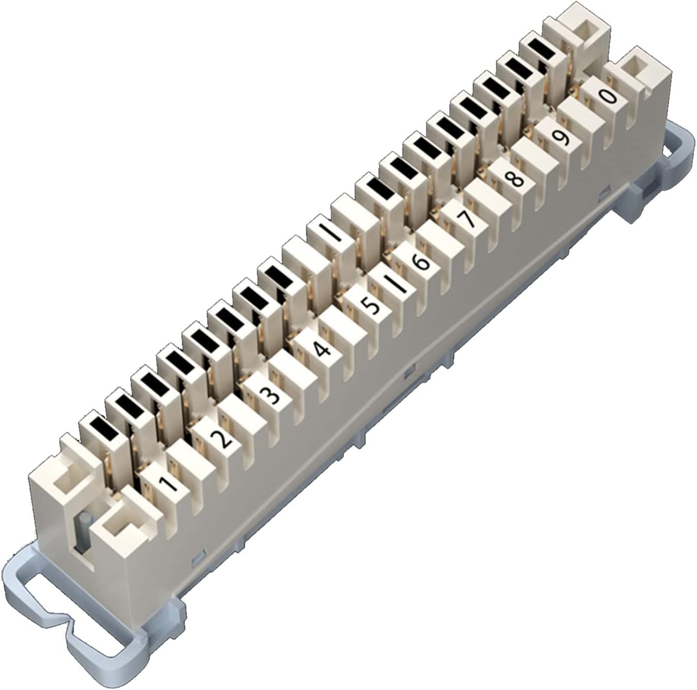 Rack 10 Pairs Telephone Panel Krone Voice Module Distribution Frame For 19-inch Standard Cabinets Telephone Panel
