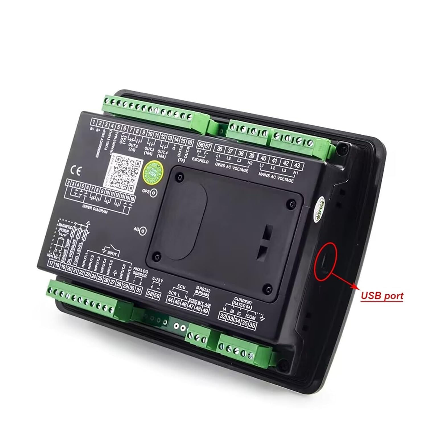 LXC6210 LXC6220 Generator Controller Auto Start Control Module USB Interface Circuit Board Genset Parts(LXC6220)