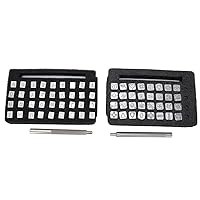 Vista 9 de Juego de punzones de sellos, letras del alfabeto, juego de troquelado para tallar, sellos en relieve, cuero, manualidades, herramientas