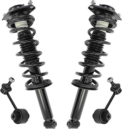 Miniatura 16 de Detroit Axle - Kit de puntales delanteros para Volvo C30 C70 S40 V50, 2 puntales muelle helicoidal 2 estabilizador, barra estabilizadora, enlaces