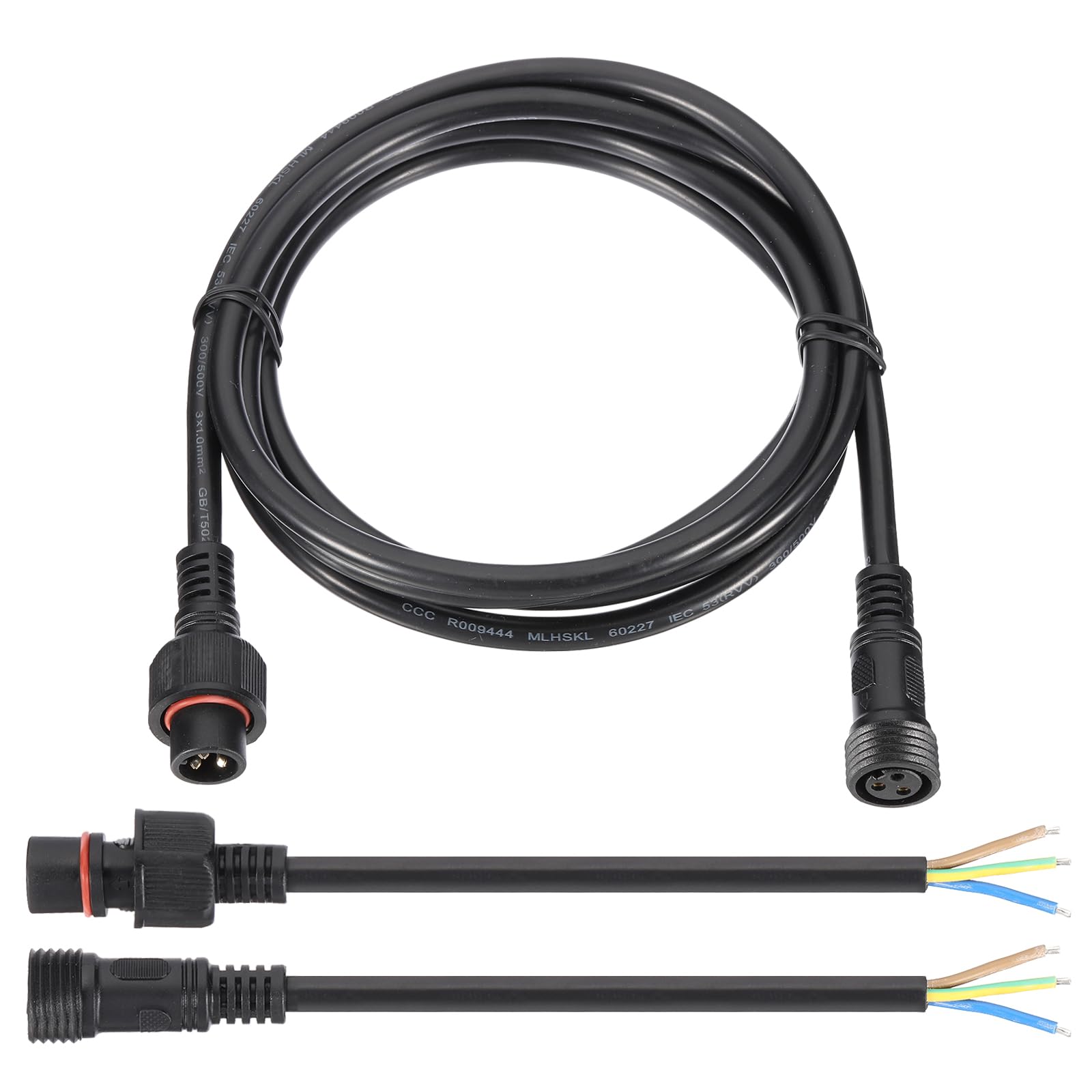 映像用ケーブル Amazon Amazon.com: PATIKIL 6.56Ft 3 Pin Extension Cable Wire, 17AWG